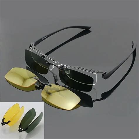 Magnetic Clip On Sunglasses & Clip On Eyeglasses .